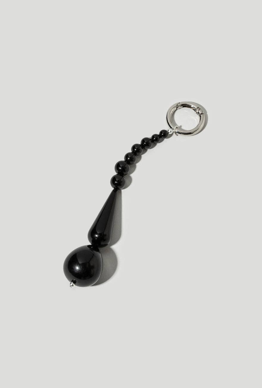Pom Vintage Bag Charm - - Accessories - Limited Edition Apparel, Accessories, and Original Fine Art Prints, Home Decor, Feminist Minimalist Gothic Design, Made to Order, Double Kick, Signed and Numbered