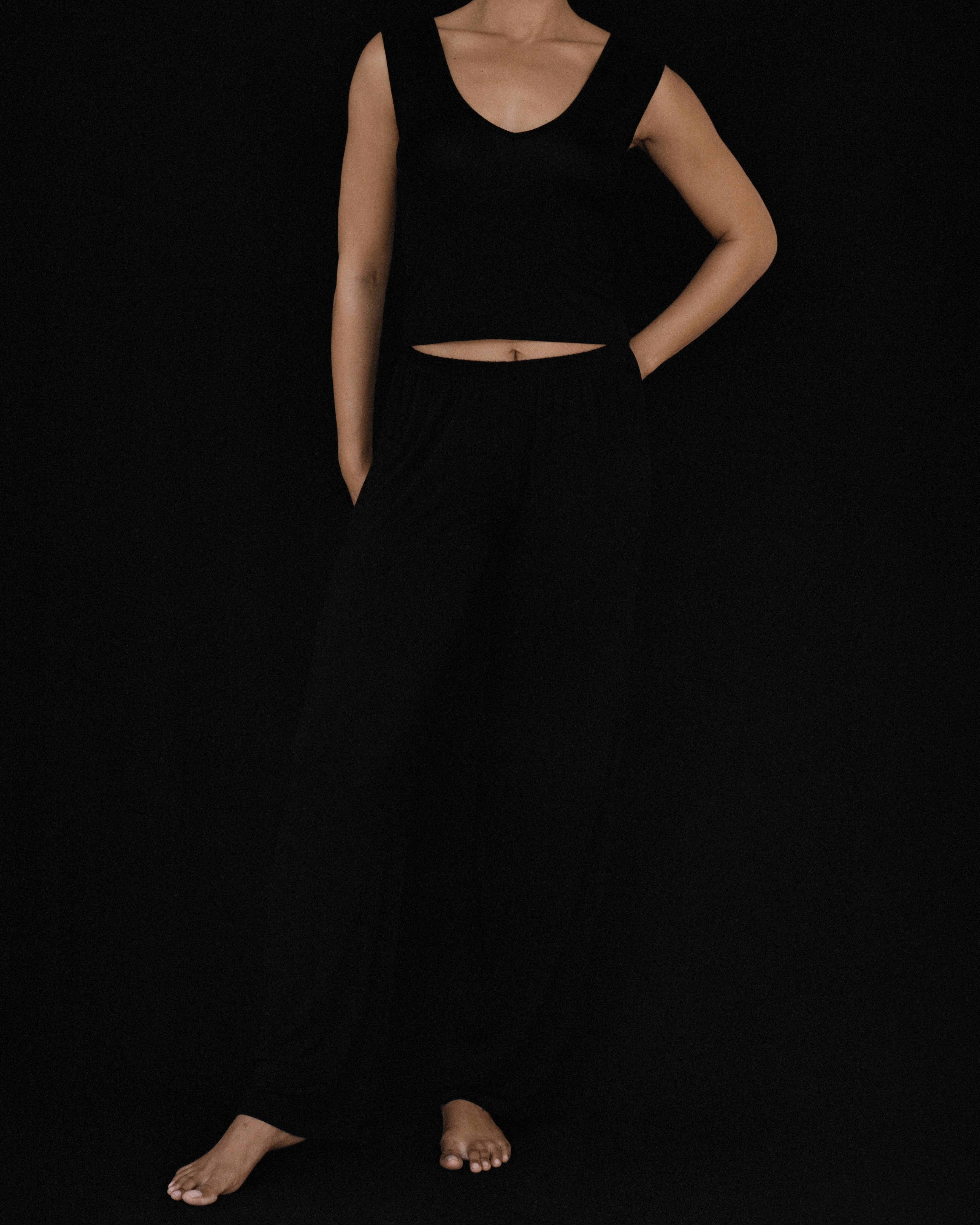 Recline Pant - - Apparel - Limited Edition Apparel, Accessories, and Original Fine Art Prints, Home Decor, Feminist Minimalist Gothic Design, Made to Order, Double Kick, Signed and Numbered