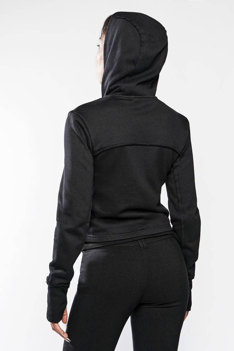 Hierophant Hoodie - - Apparel - Limited Edition Apparel, Accessories, and Original Fine Art Prints, Home Decor, Feminist Minimalist Gothic Design, Made to Order, Double Kick, Signed and Numbered