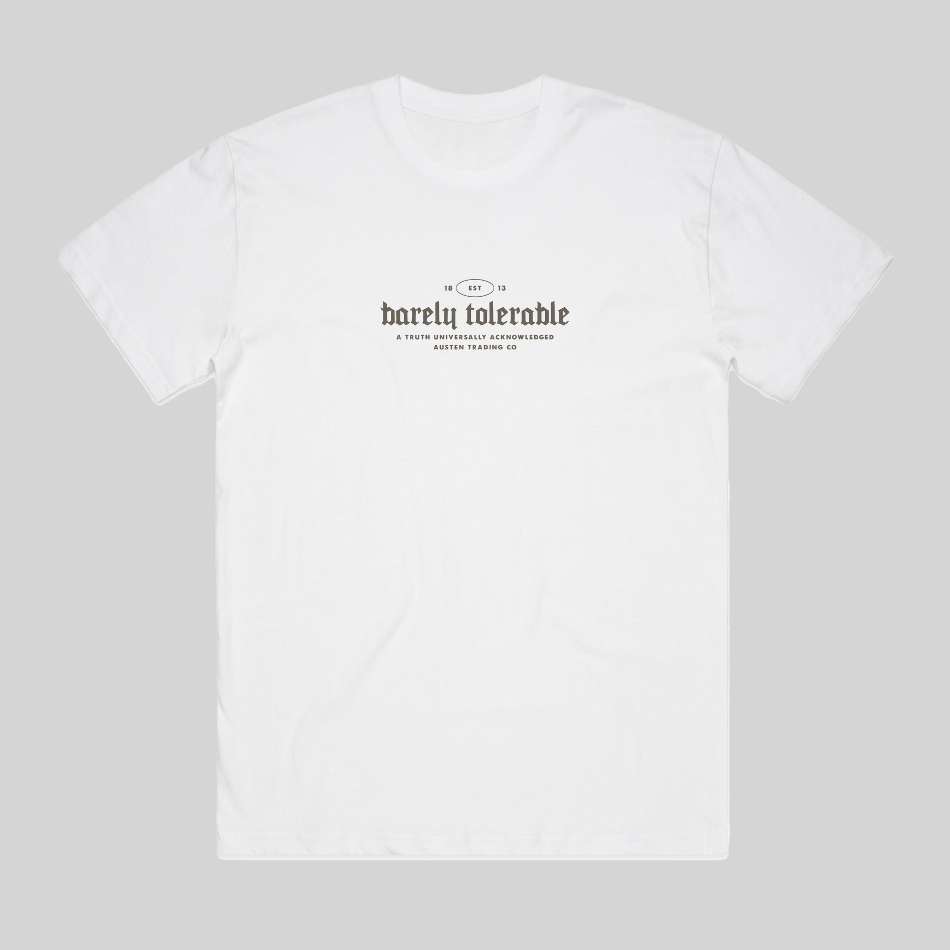 Barely Tolerable Pride & Prejudice Tee