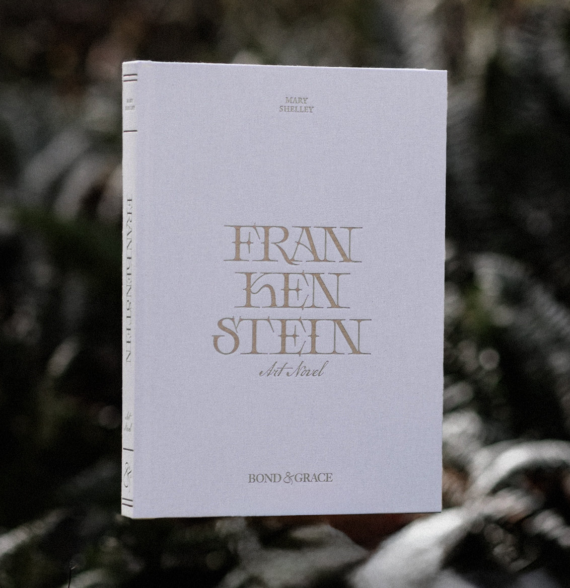 Frankenstein Coffee Table Novel - - Home Decor - Limited Edition Apparel, Accessories, and Original Fine Art Prints, Home Decor, Feminist Minimalist Gothic Design, Made to Order, Double Kick, Signed and Numbered