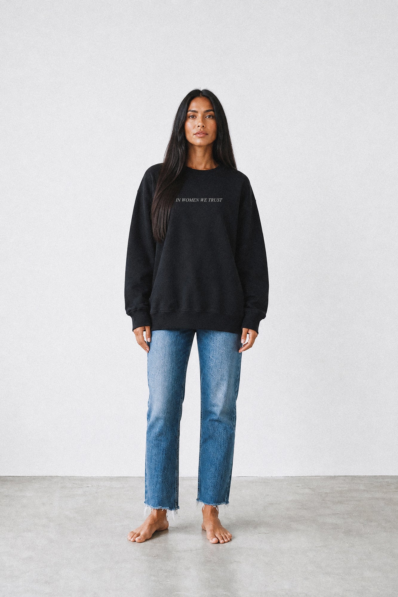 In Women We Trust Crewneck