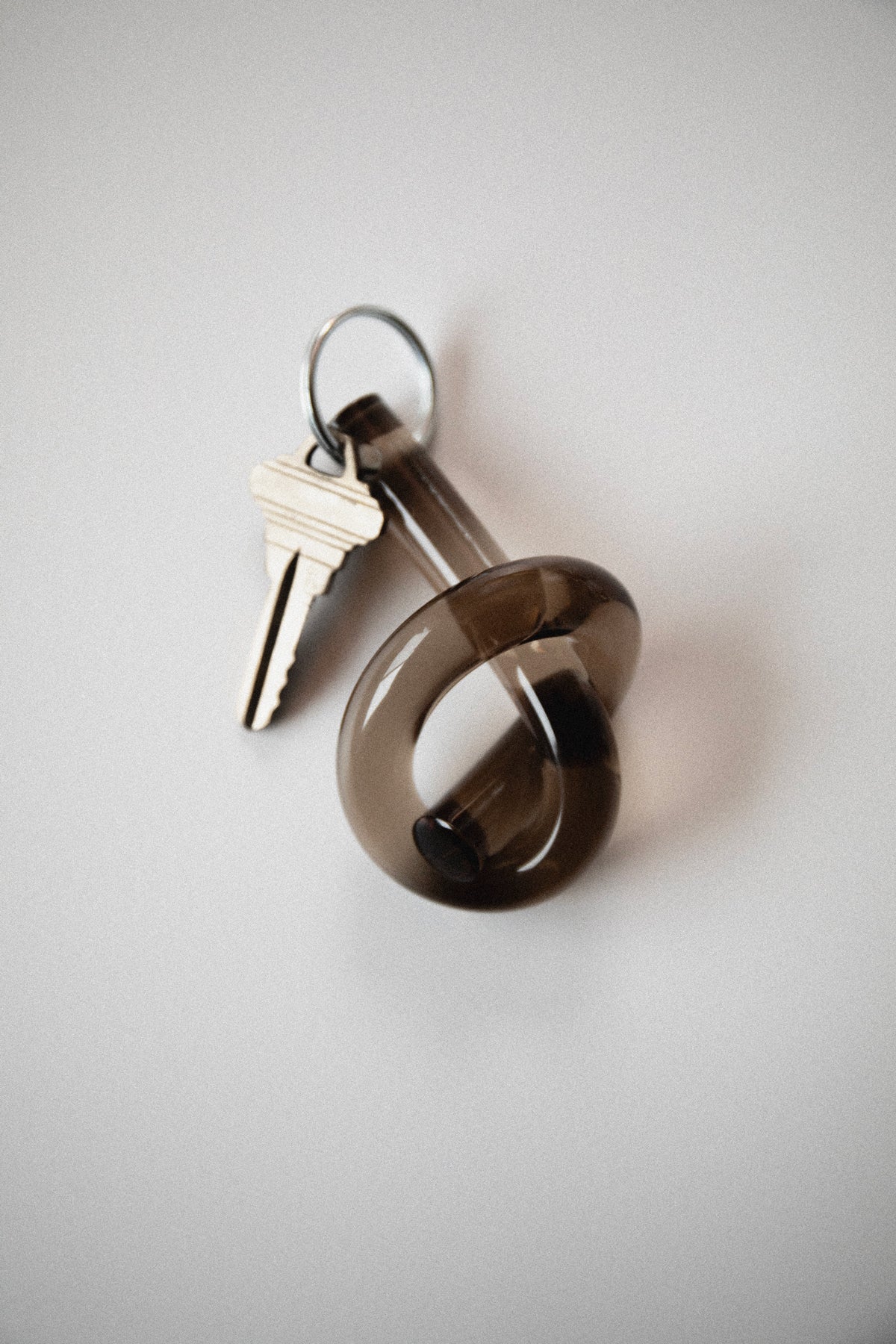 Lucite Knot Keychain