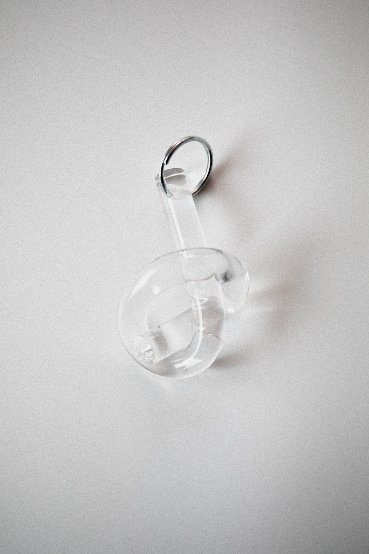 Lucite Knot Keychain