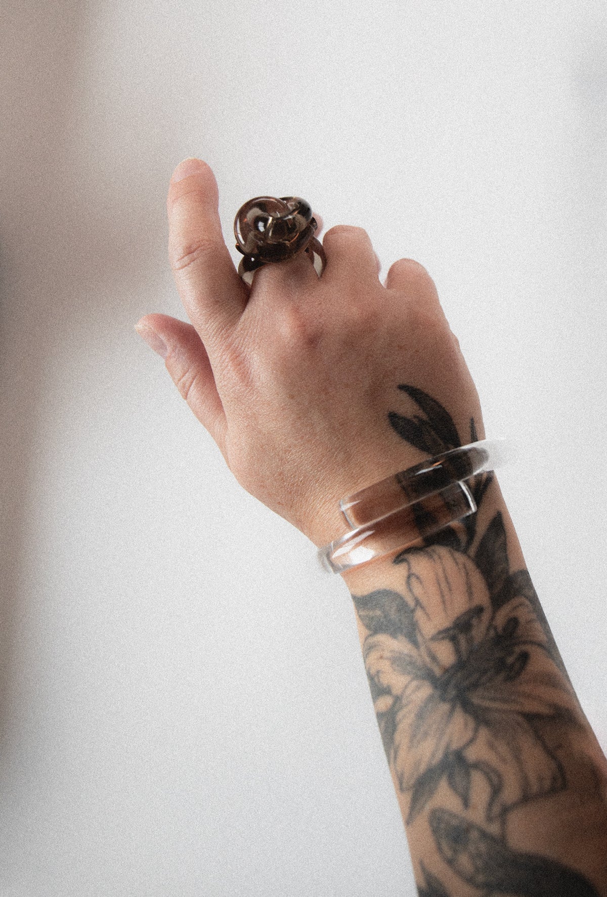 Lucite Rod Bracelet