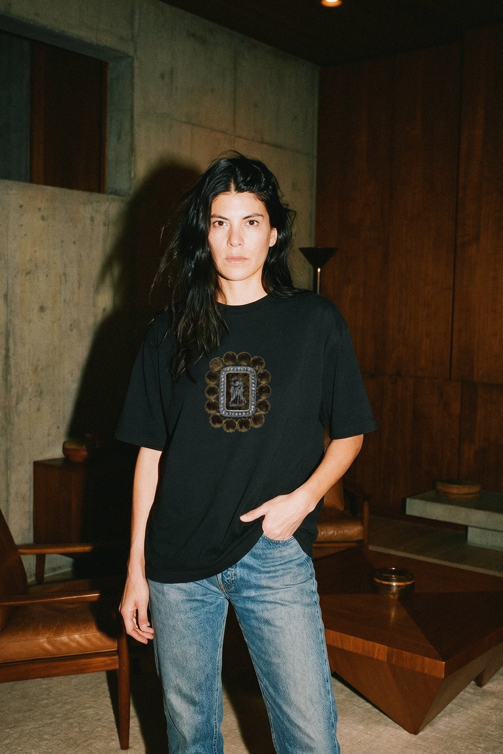 Limited Edition | Aevum Tee - - Apparel - Limited Edition Apparel, Accessories, and Original Fine Art Prints, Home Decor, Feminist Minimalist Gothic Design, Made to Order, Double Kick, Signed and Numbered