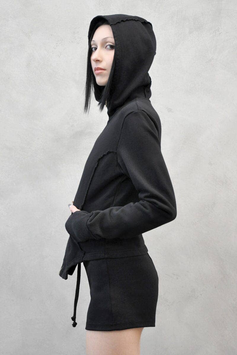 Hierophant Hoodie - - Apparel - Limited Edition Apparel, Accessories, and Original Fine Art Prints, Home Decor, Feminist Minimalist Gothic Design, Made to Order, Double Kick, Signed and Numbered