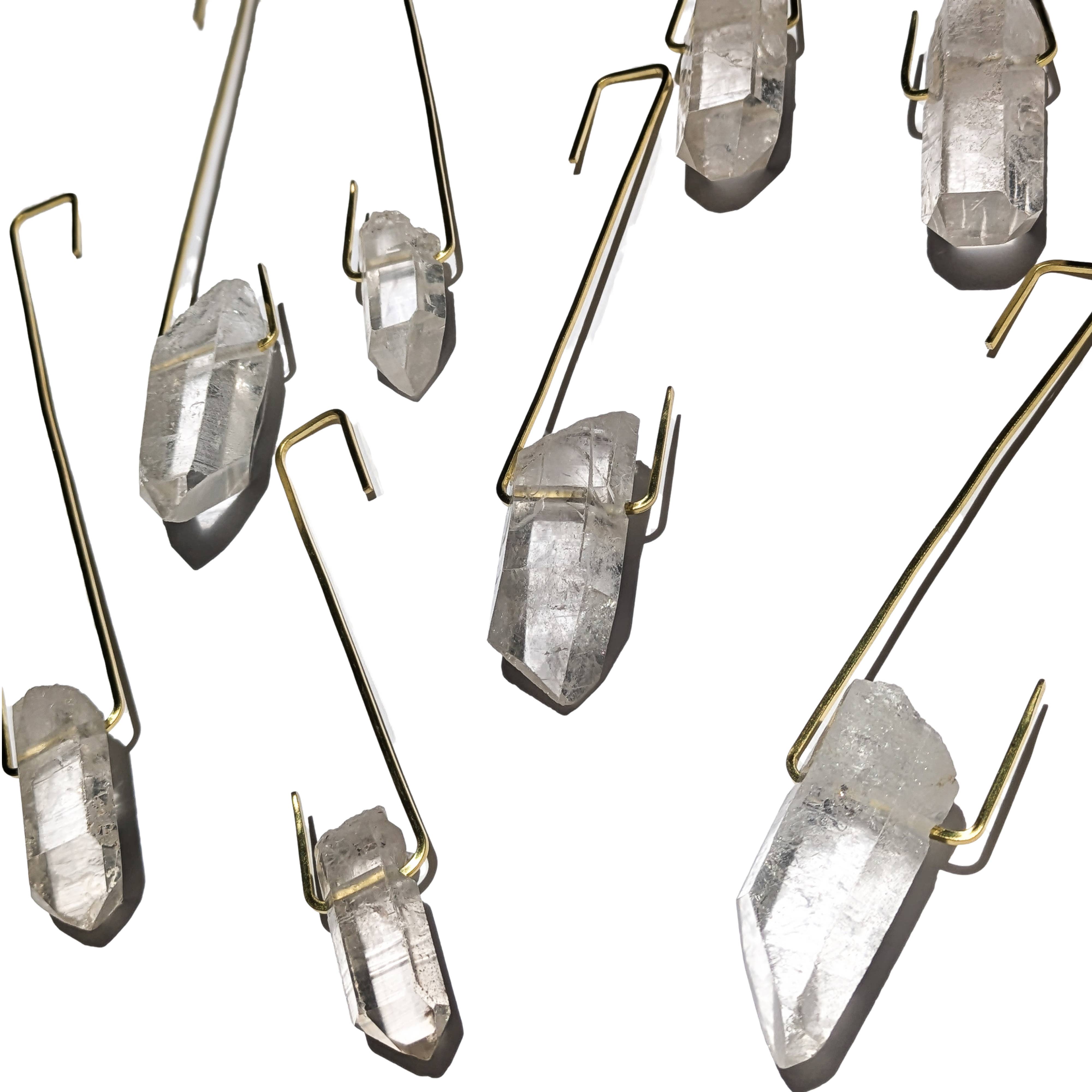 Quartz Drop Ornaments