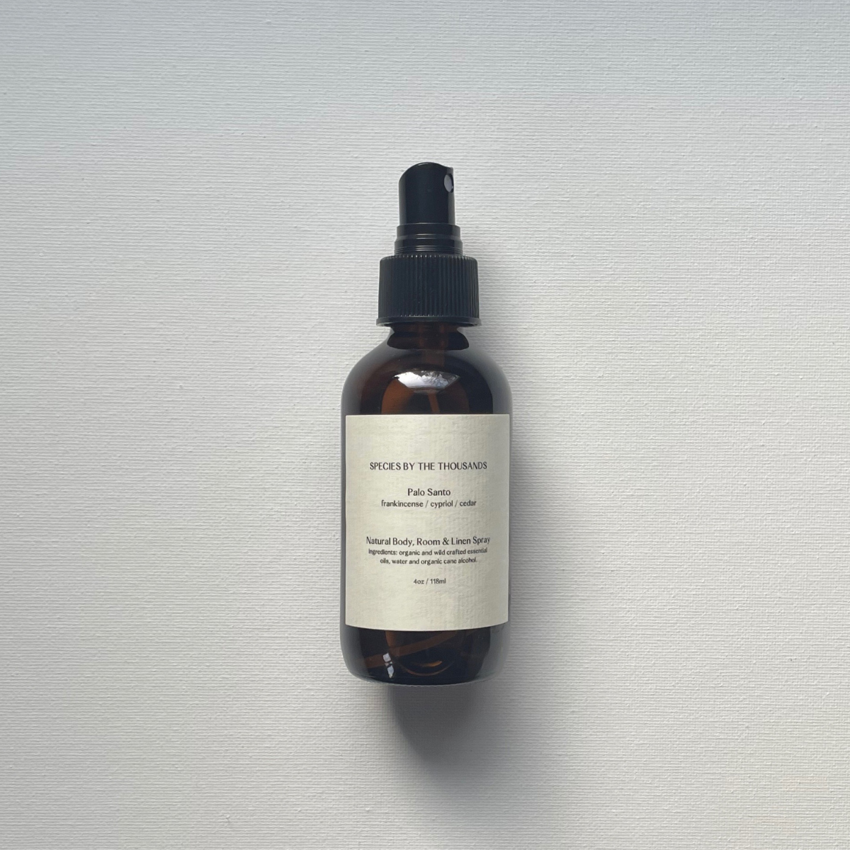 Palo Santo Body, Room, and Linen Spray - - Apothecary - Limited Edition Apparel, Accessories, and Original Fine Art Prints, Home Decor, Feminist Minimalist Gothic Design, Made to Order, Double Kick, Signed and Numbered