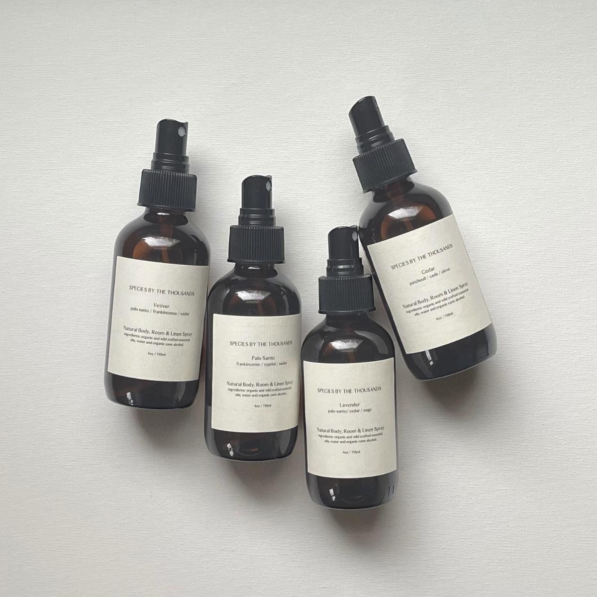 Cedar Body, Room, and Linen Spray - - Apothecary - Limited Edition Apparel, Accessories, and Original Fine Art Prints, Home Decor, Feminist Minimalist Gothic Design, Made to Order, Double Kick, Signed and Numbered