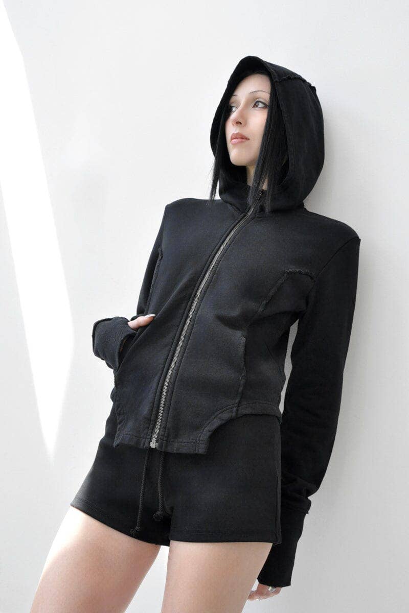 Hierophant Hoodie - - Apparel - Limited Edition Apparel, Accessories, and Original Fine Art Prints, Home Decor, Feminist Minimalist Gothic Design, Made to Order, Double Kick, Signed and Numbered
