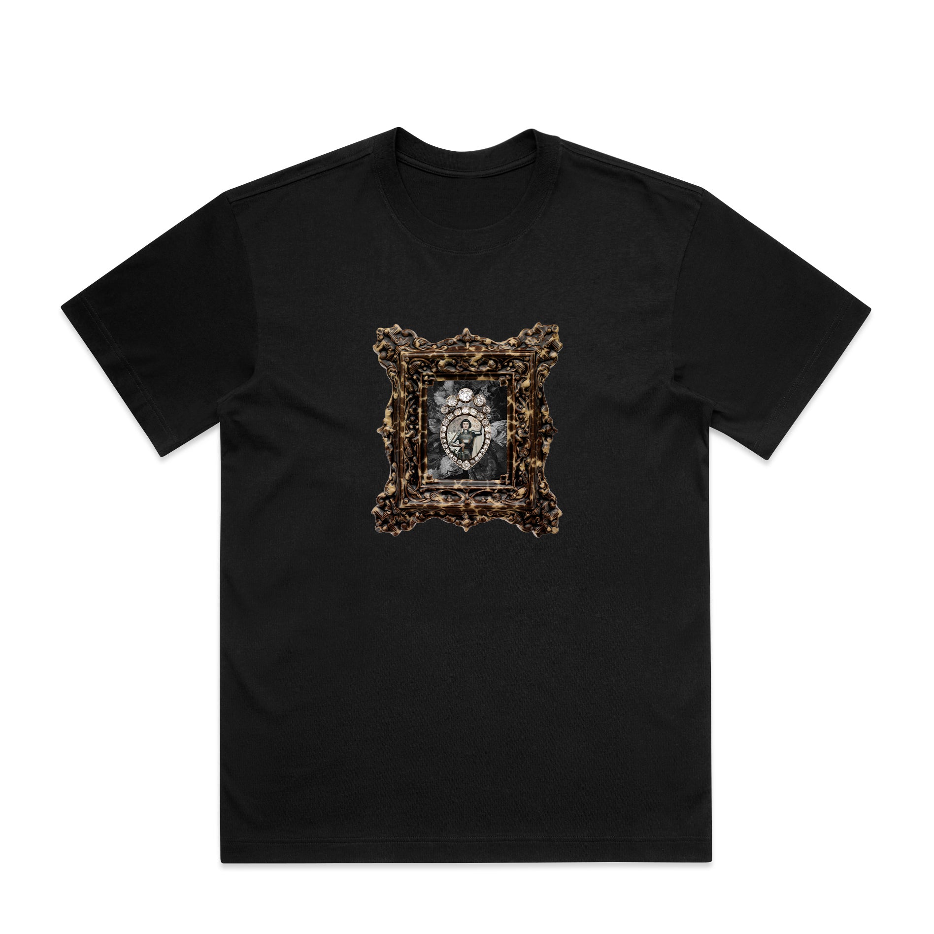 Limited Edition | Our Lady of Iron Tee - - Apparel - Limited Edition Apparel, Accessories, and Original Fine Art Prints, Home Decor, Feminist Minimalist Gothic Design, Made to Order, Double Kick, Signed and Numbered