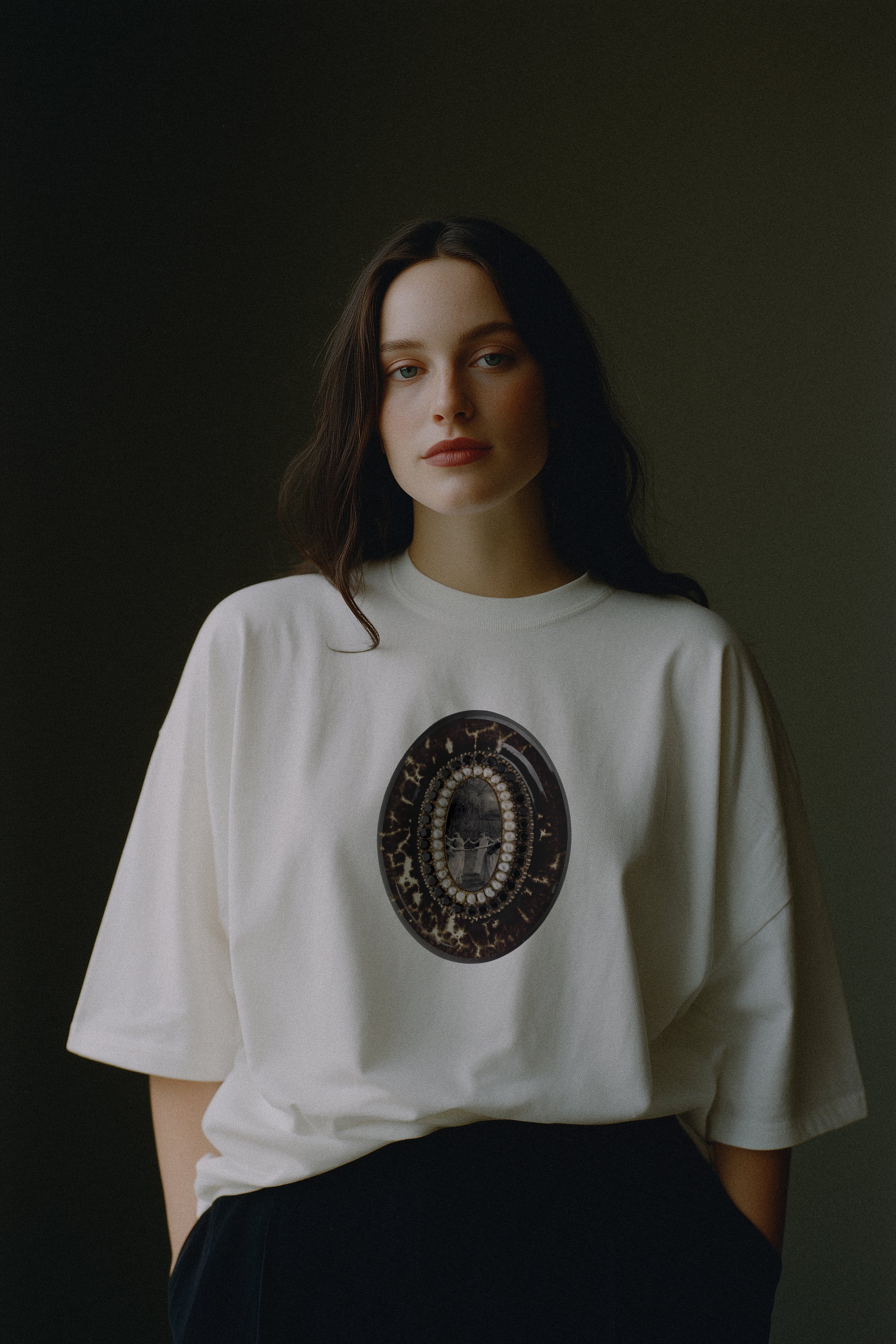 Limited Edition | Arcanum Tee - White - Apparel - Limited Edition Apparel, Accessories, and Original Fine Art Prints, Home Decor, Feminist Minimalist Gothic Design, Made to Order, Double Kick, Signed and Numbered
