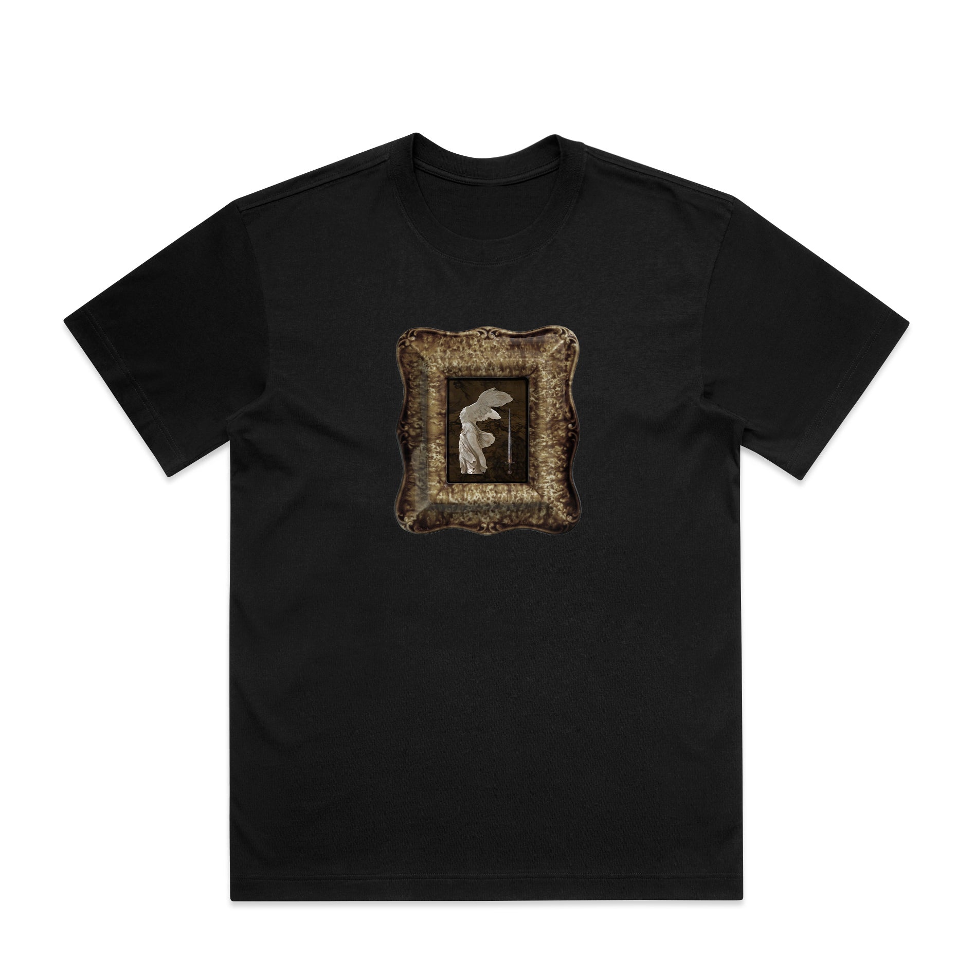 Limited Edition | Winged Ruin Tee - - Apparel - Limited Edition Apparel, Accessories, and Original Fine Art Prints, Home Decor, Feminist Minimalist Gothic Design, Made to Order, Double Kick, Signed and Numbered