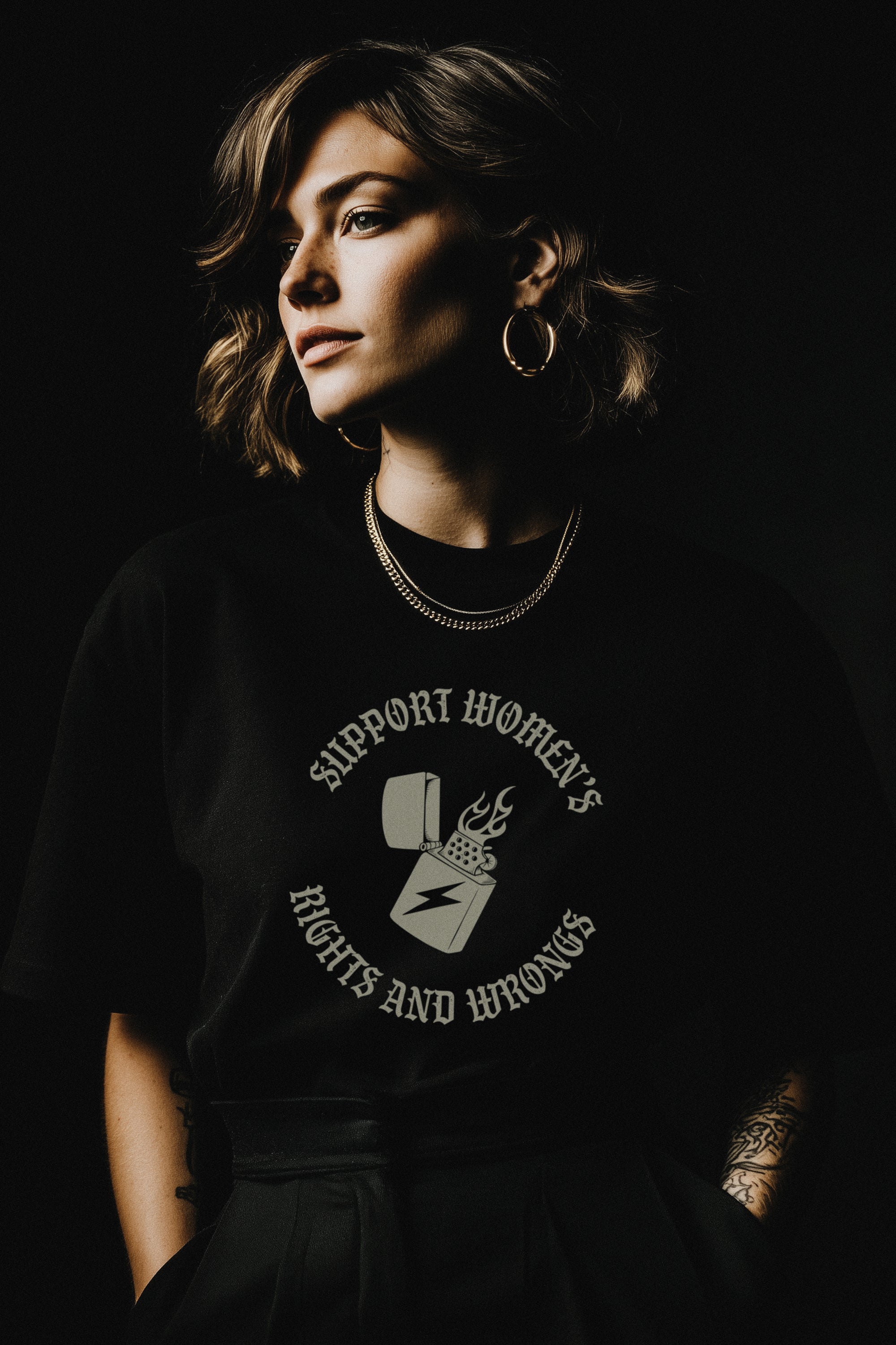 Support Women's Rights and Wrongs Tee