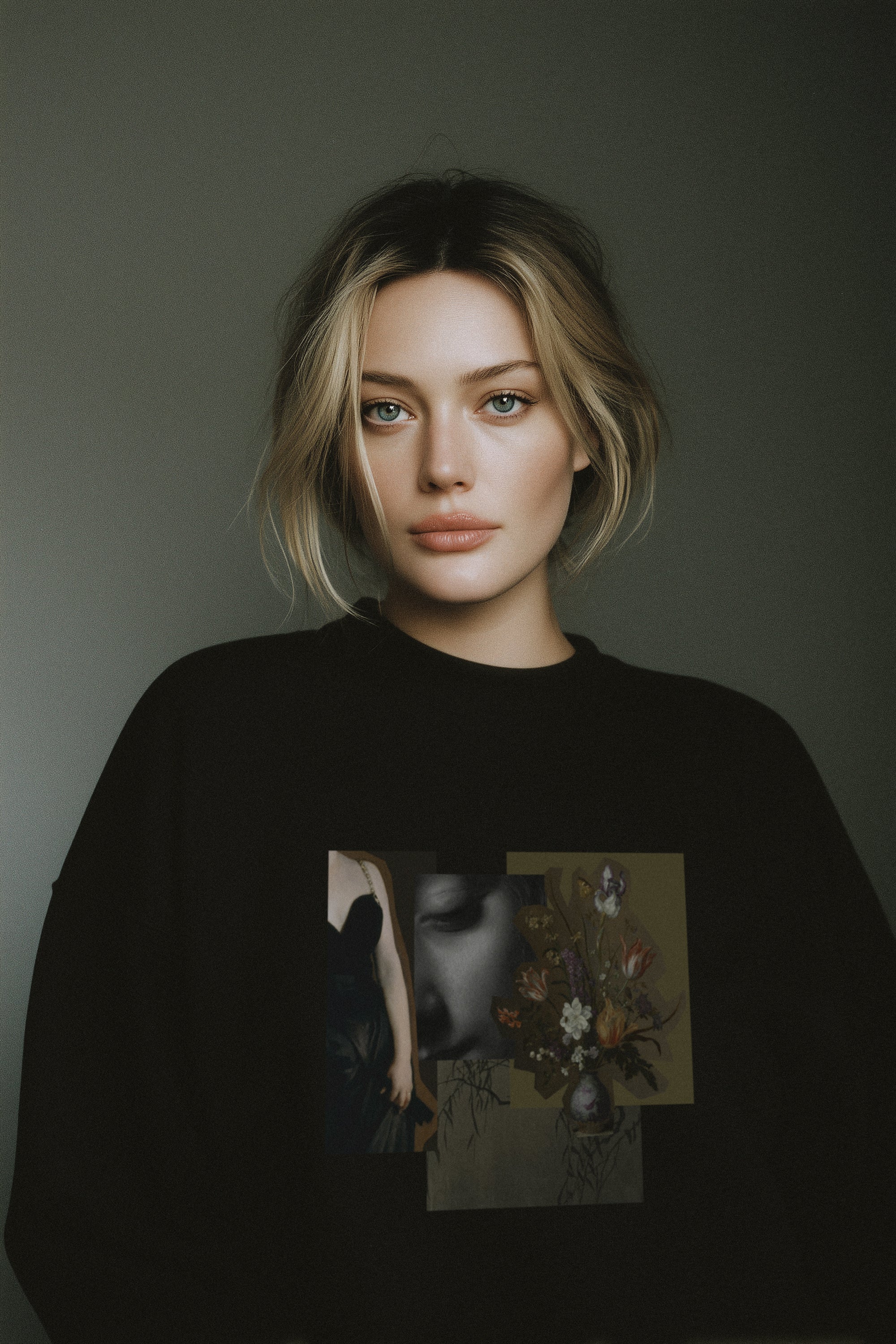 Limited Edition | The Third Space Crewneck - - Apparel - Limited Edition Apparel, Accessories, and Original Fine Art Prints, Home Decor, Feminist Minimalist Gothic Design, Made to Order, Double Kick, Signed and Numbered