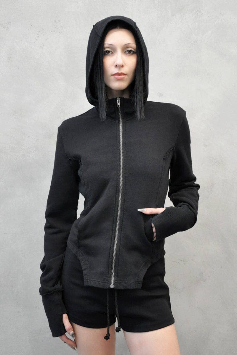 Hierophant Hoodie - - Apparel - Limited Edition Apparel, Accessories, and Original Fine Art Prints, Home Decor, Feminist Minimalist Gothic Design, Made to Order, Double Kick, Signed and Numbered